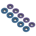 Set of 10 Diamond Discs 4' x 5/8' (5 Purple, 5 Blue)