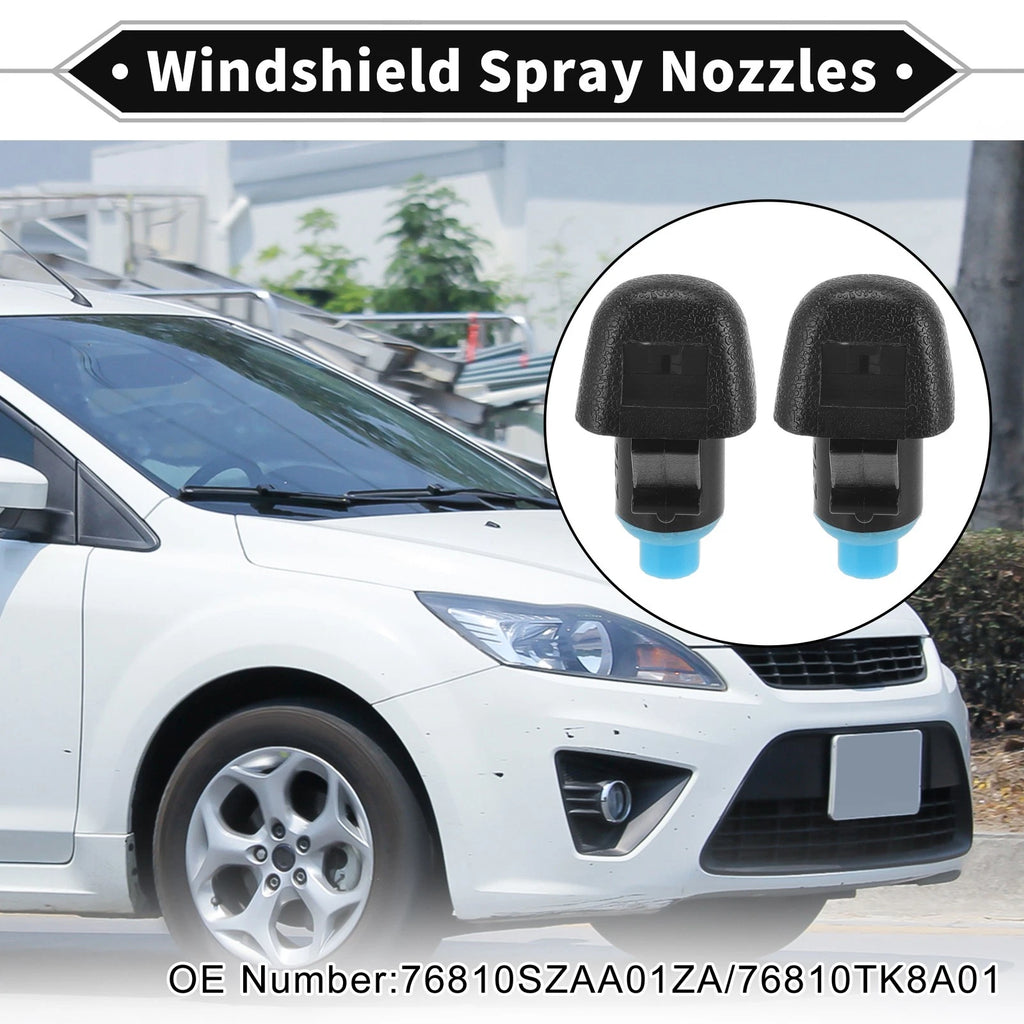 2 Pcs Front Windshield Washer Nozzle for Honda Odyssey (2011–2017) No. 76810SZAA01ZA