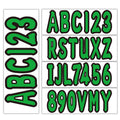 Set of 4 Watercraft Registration Numbers for Boat JetSki (3")