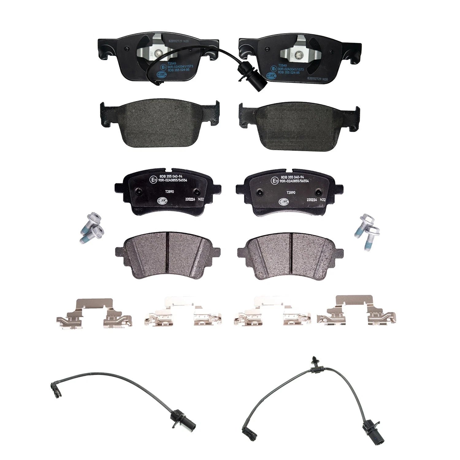 Hella Disc Brake Pad Kit for Audi A5 Sportback (DMSA) (2010–2017)