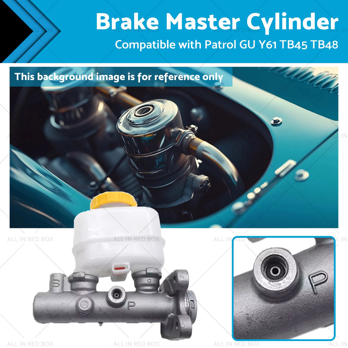 Brake Master Cylinder for Nissan Patrol Frontier Xterra GU Y61 (1997–2016)