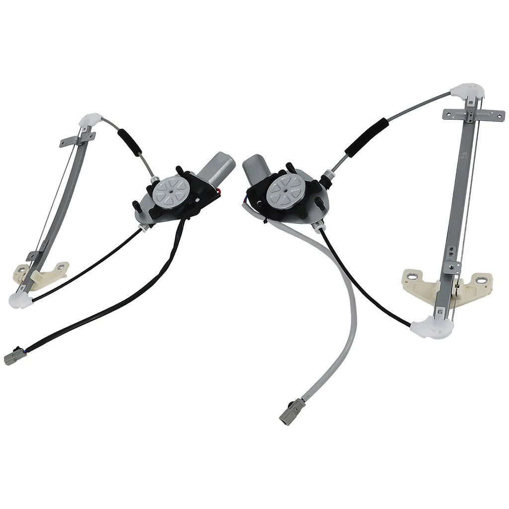 Set of 2 Rear Window Regulators w/Motor for Honda Civic (2001–2005) 741-744/745