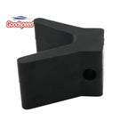 2 Inch Polyurethane V Bow Stop for Boat Trailer (Black)