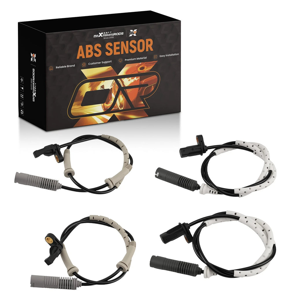 Set of 2 Front & Rear ABS Wheel Speed Sensors for BMW 135i 328i 335i (2006–2013)