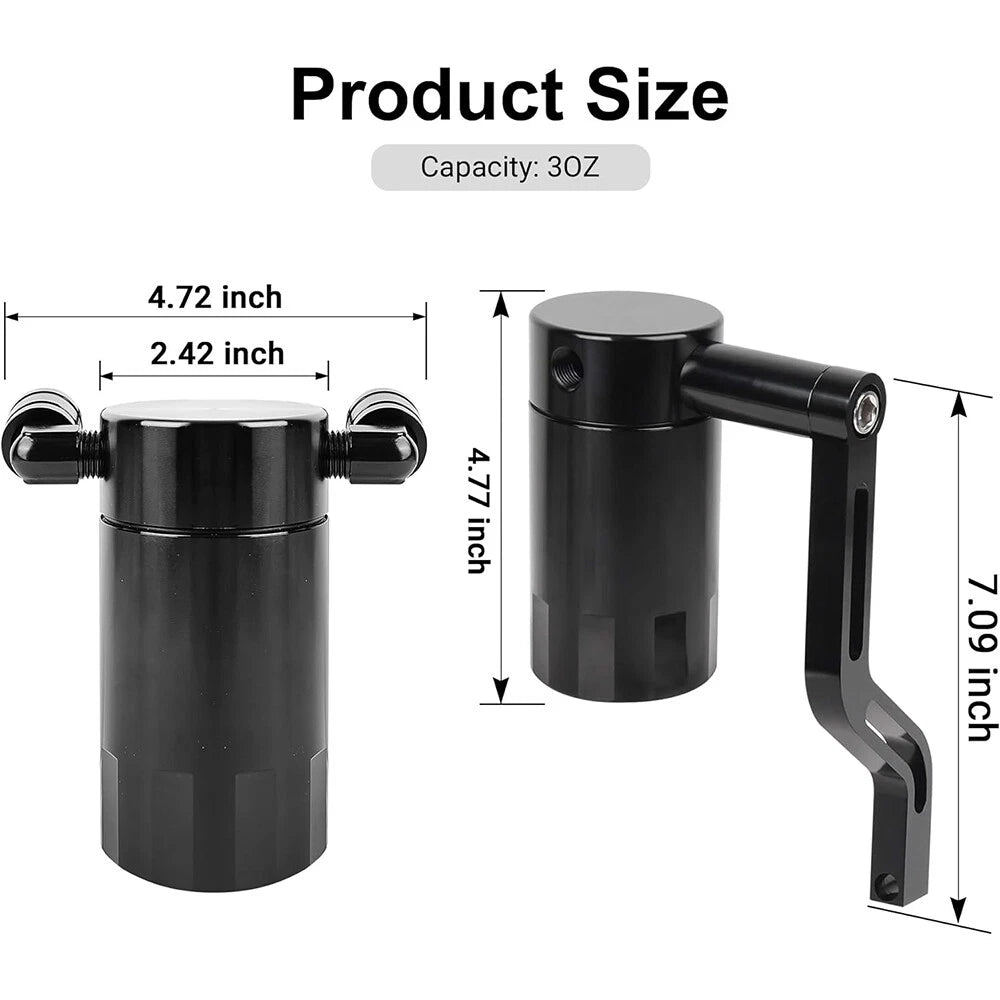 Oil Catch Can with Z-Bracket Kit for Dodge Challenger Charger Chrysler 300 (2011–2022)