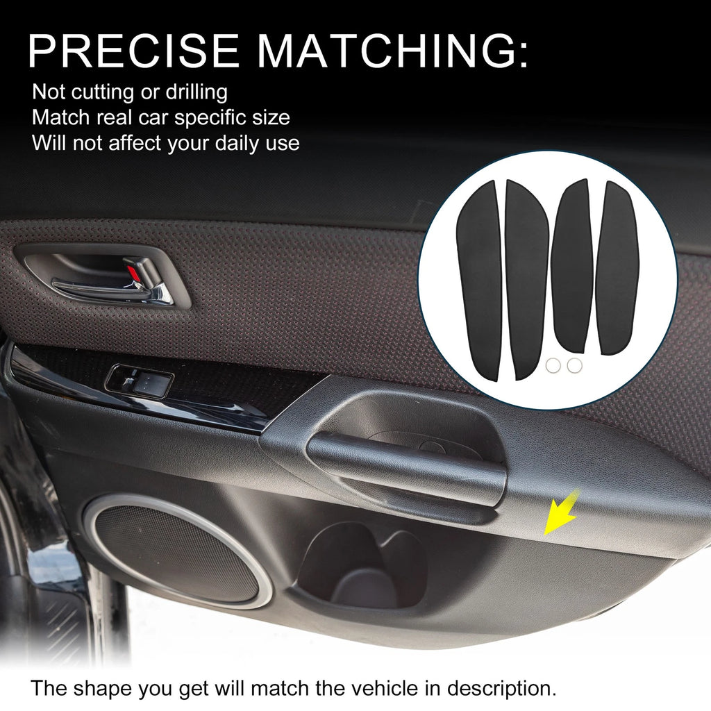 Set of 1 Car Door Leather Anti Kick Pad Sticker for BMW 3 Series (2013–2019)