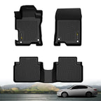 Set of 4 All Weather TPE Floor Mats for Honda Accord Sedan (2008–2012)