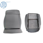 Set of 2 Front Driver Left & Right Seat Covers for Jeep Wrangler (2007-2012) Gray