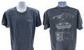 Heather Blue T-Shirt Corvette Blueprint for Chevy Corvette C7 (2014–2019)