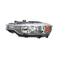 Replacement Driver Side Halogen Headlight Assembly for 2012-2015 BMW 3 Series