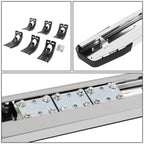 Set of 2 Polished Step Nerf Bars for Dodge Ram 1500/2500/3500 (2009–2022)