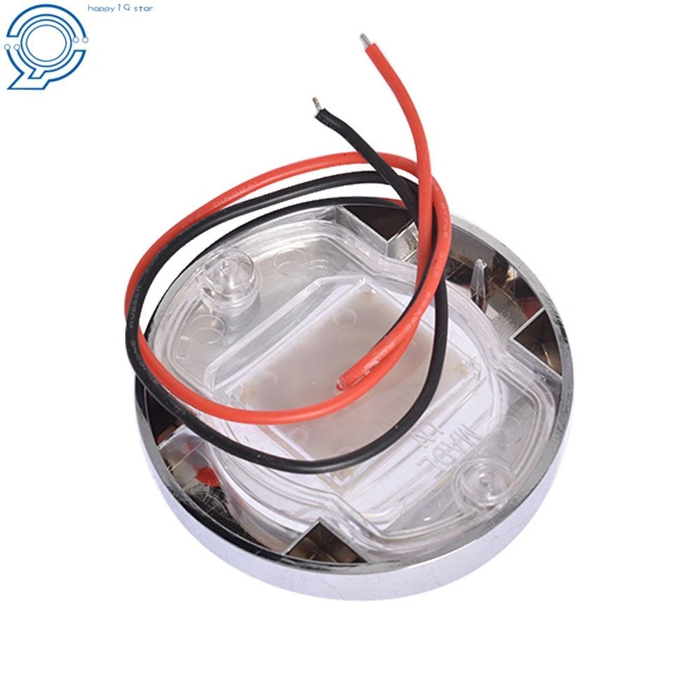 2X 3" Round LED Stern Transom Lights for Marine Boat