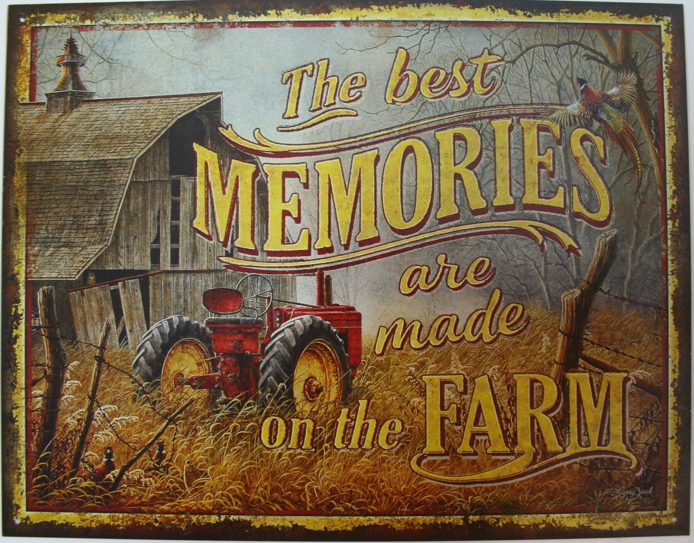 Vintage Replica Tin Metal Sign for Farmall IH Tractor M 2094 (No Year)