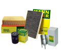 Mann Oil Air Carbon Cabin Fuel Filter Service Kit for Audi A4 (1996–2001)
