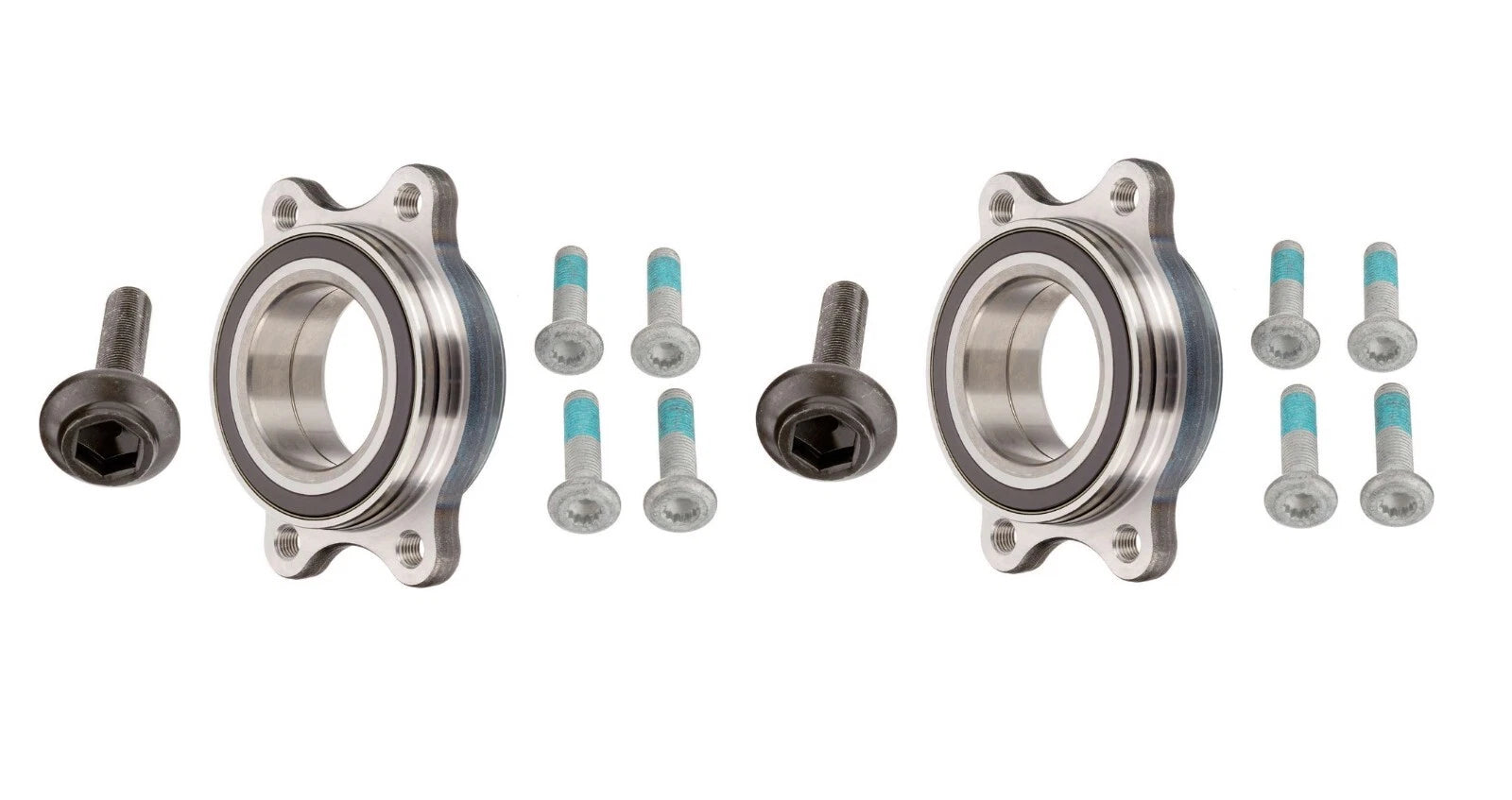 Set of 2 Front Wheel Bearings for Audi A4 A5 A6 A8 Quattro S5 S6 S7 S8 (2000–2023)
