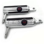 Defiance Chrome Footpegs for Victory Jackpot & Judge (Front/Rear)