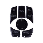 6pcs Multimedia Switch Knob Repair Kit for BMW F10 F06 F12 F02 F04 F25 (2010-2017)