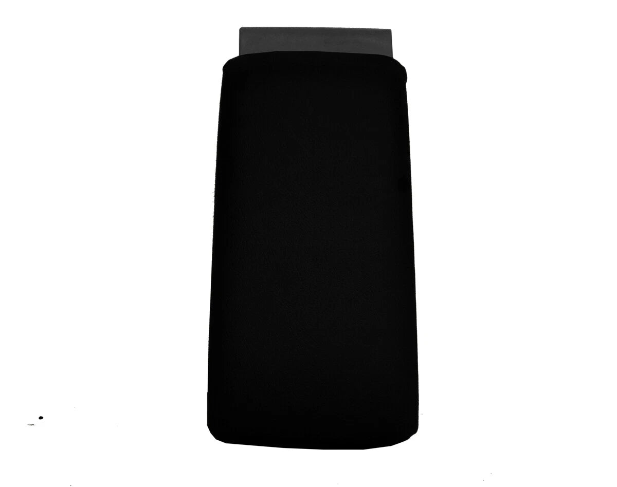 Console Lid Armrest Cover for Nissan Murano (2003–2004) Black PVC Leather