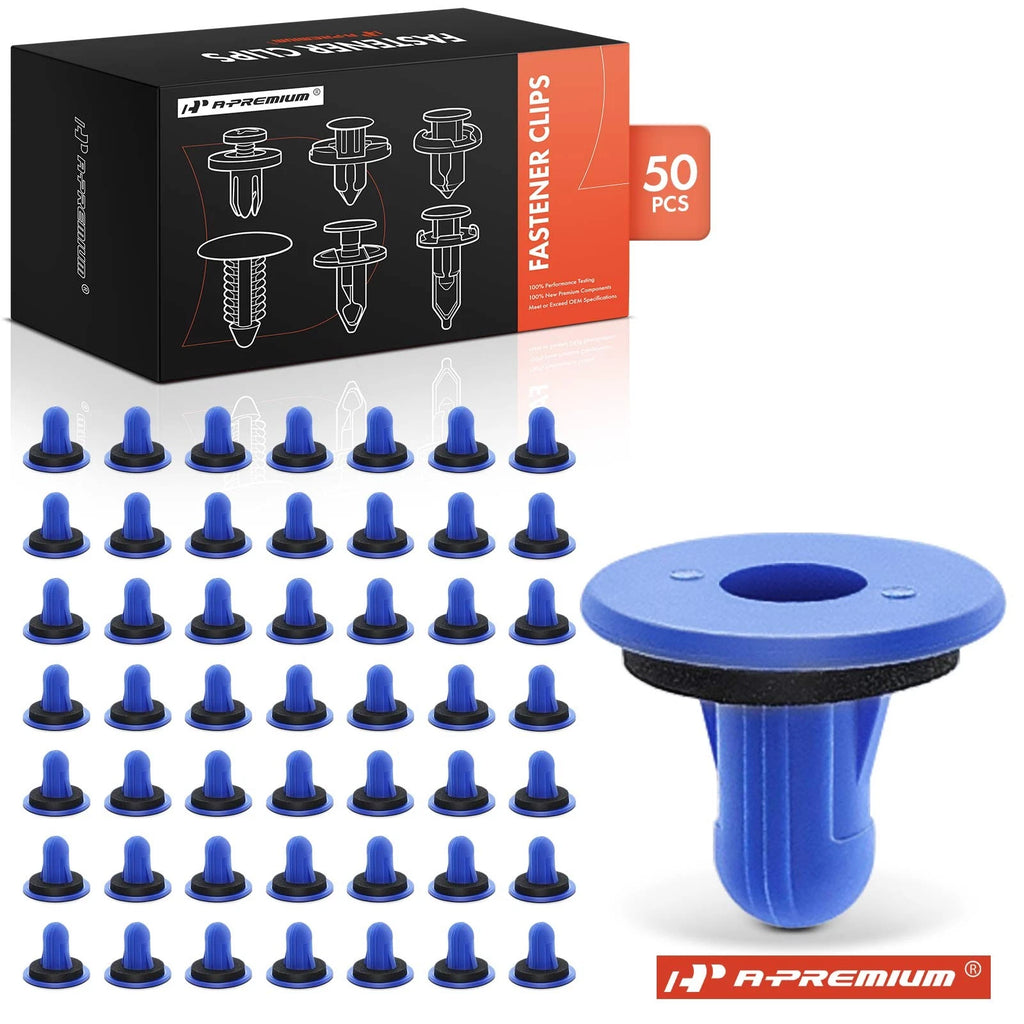 50Pcs 8mm Nylon Tail Light Grommet Clips for Honda 