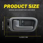 Set of 4 Interior Door Handles for Toyota Tundra (2000–2006) Gray