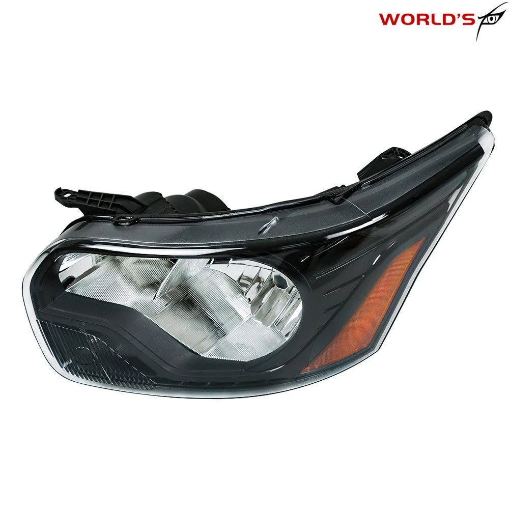 Halogen Black Headlight for Ford Transit 150 250 350 (2015–2021)