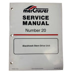 Blackhawk Sterndrive Unit Service Manual for MerCruiser (1992) 90-823228