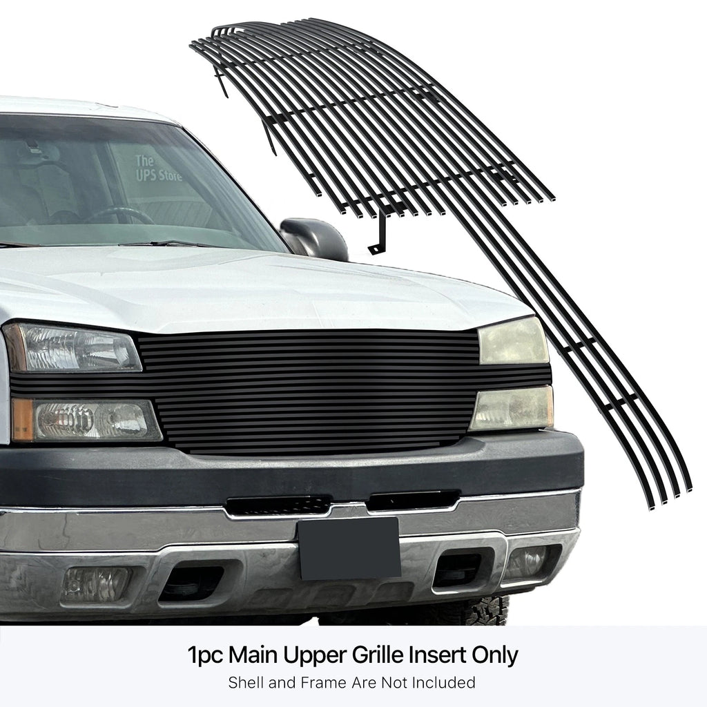 Stainless Black Billet Grille for Chevy Silverado 2500/3500 (2005-2006)