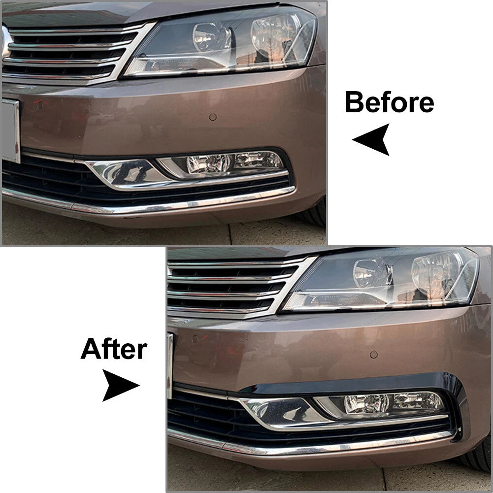 Bumper Spoiler Fog Light Frame Cover for VW Passat B7 (2011–2015)