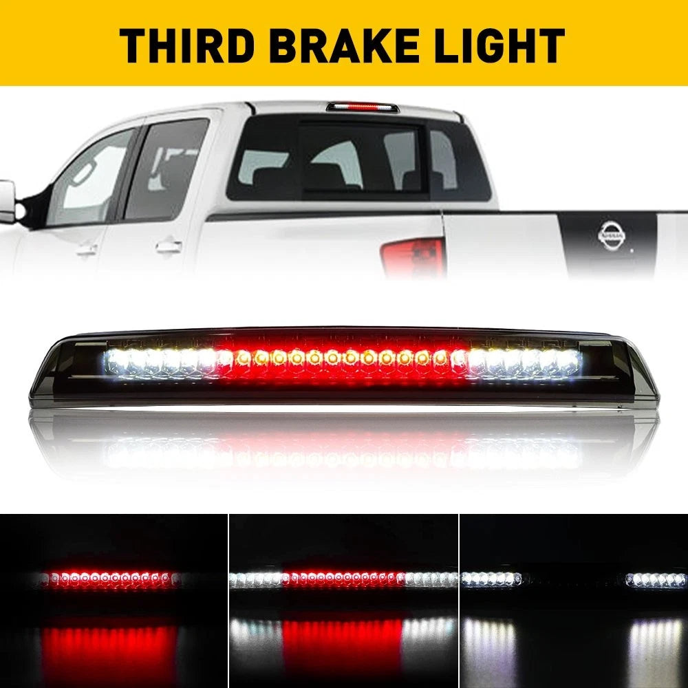 Smoke Lens LED Rear Cargo 3rd Brake Light for Nissan Frontier (2005–2016)