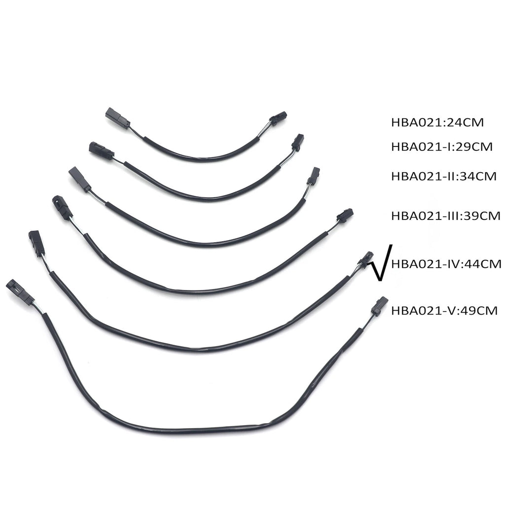 16" Heated Hand Grips Extension Wiring for Harley Softail (2016–2021) & Touring (2014–2021)