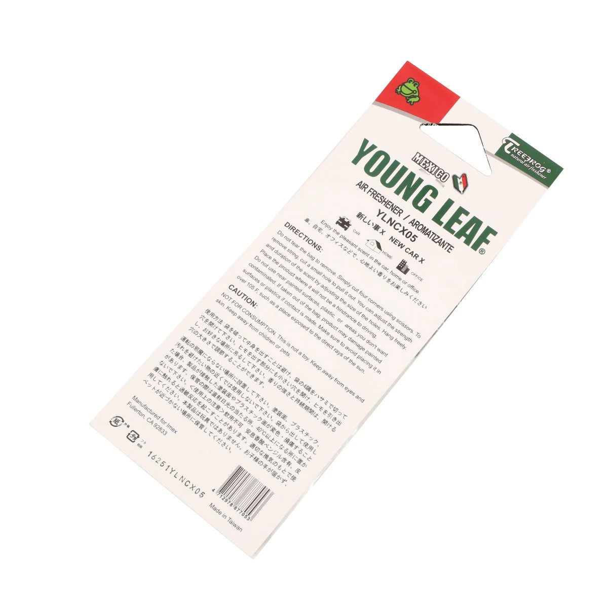 Tree Frog Wakaba Young Leaf Scent Air Freshener for Auto Office
