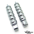 Chrome Calabash Footpegs for Yamaha Road Star Warrior (2002–2009)