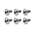6pcs Alloy M6x10mm Torx Head Screws for Bike Motorcycle