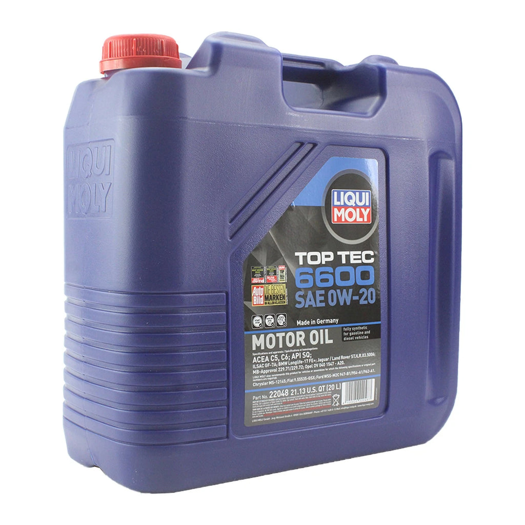 Liqui Moly Top Tec 6600 0W-20 Engine Motor Oil (20 L)