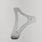 Chrome Sissy Bar Backrest Pad Mount Flat Plate for Harley Davidson Touring