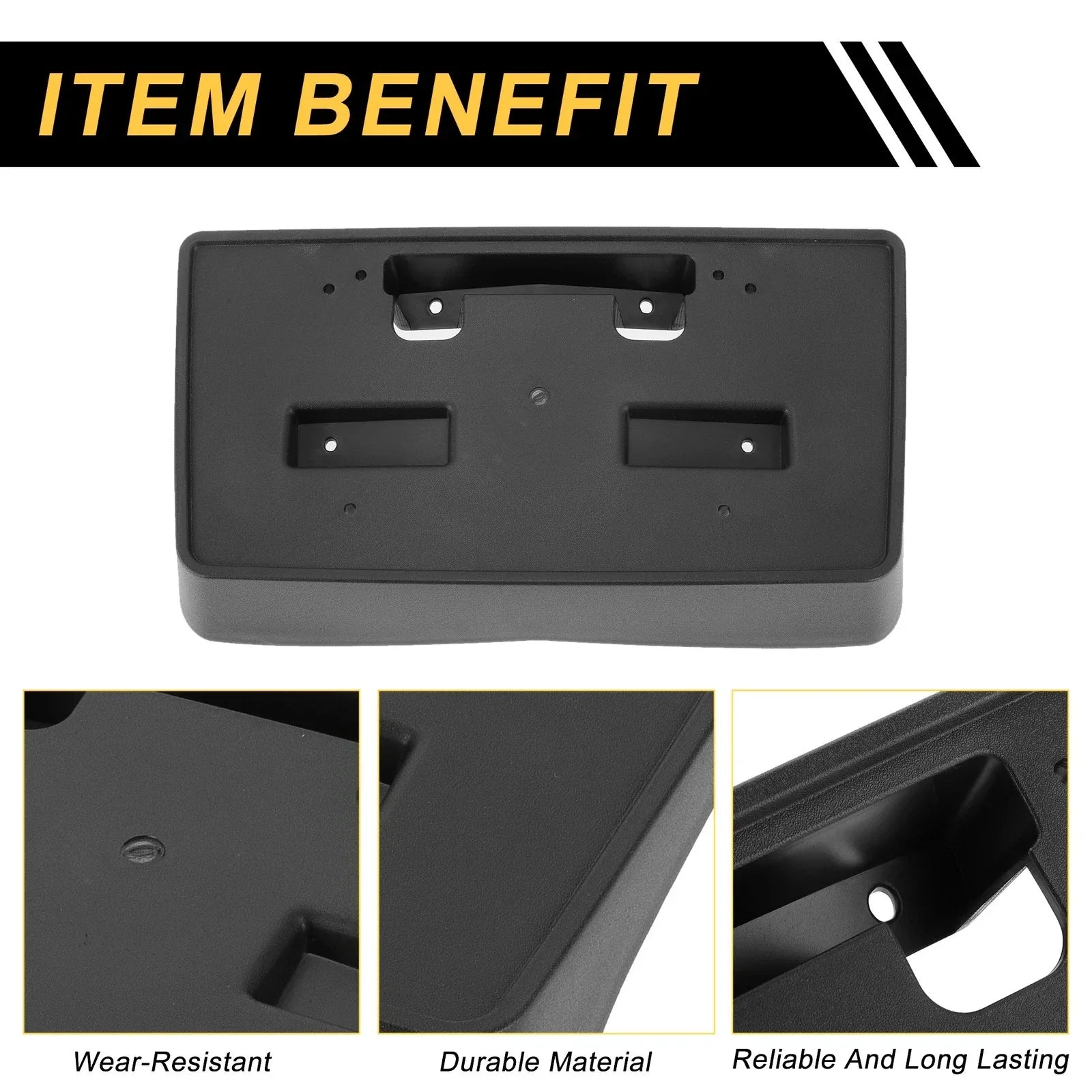 Bumper License Plate Bracket Holder for Chevrolet Silverado 1500 (2014-2016)