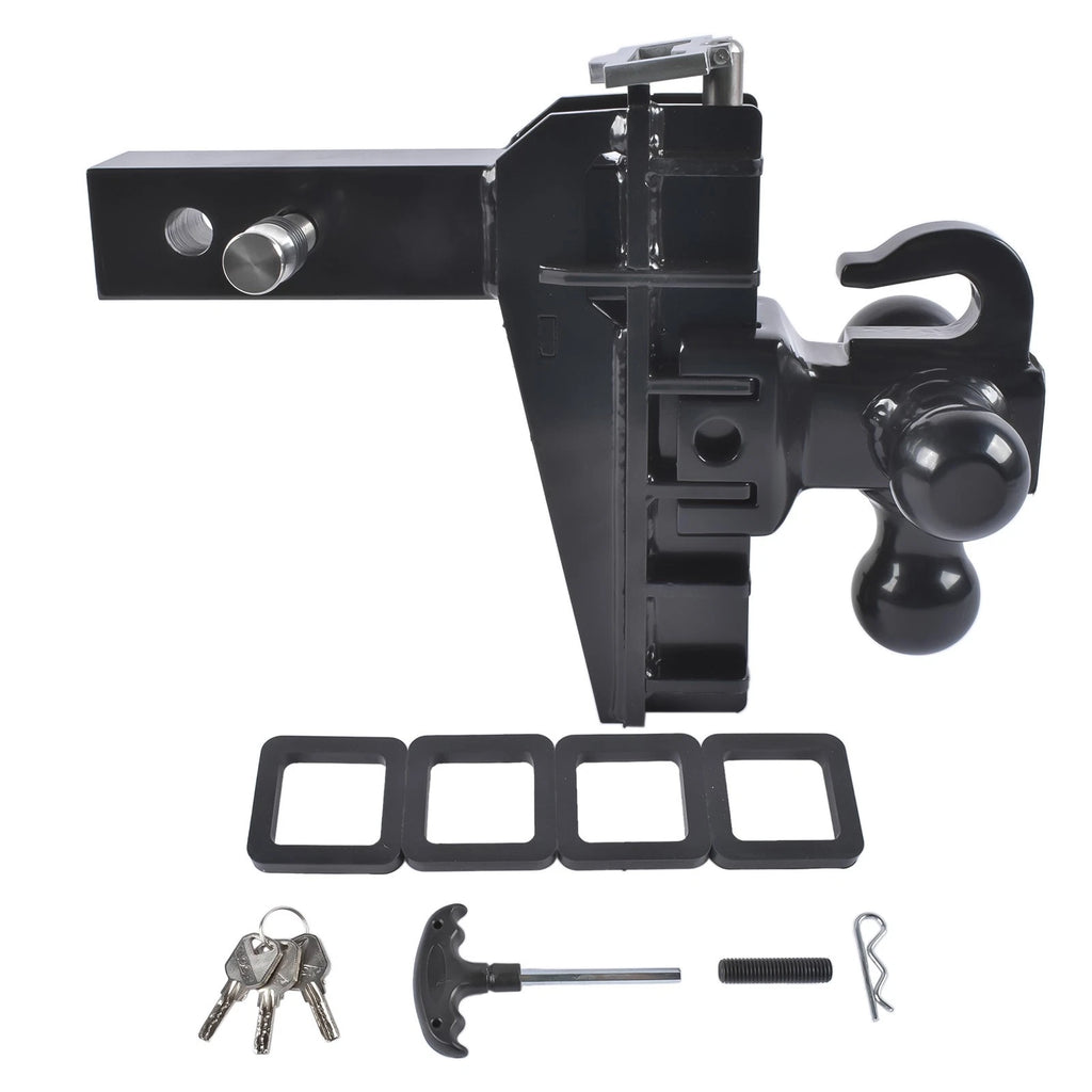 Adjustable Trailer Hitch for 2" Receiver (17000 lbs GTW)