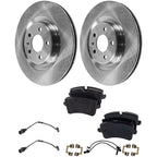 Brake Disc Rotors and Pads Kit for Audi A6 A8 Quattro A7 Porsche Macan