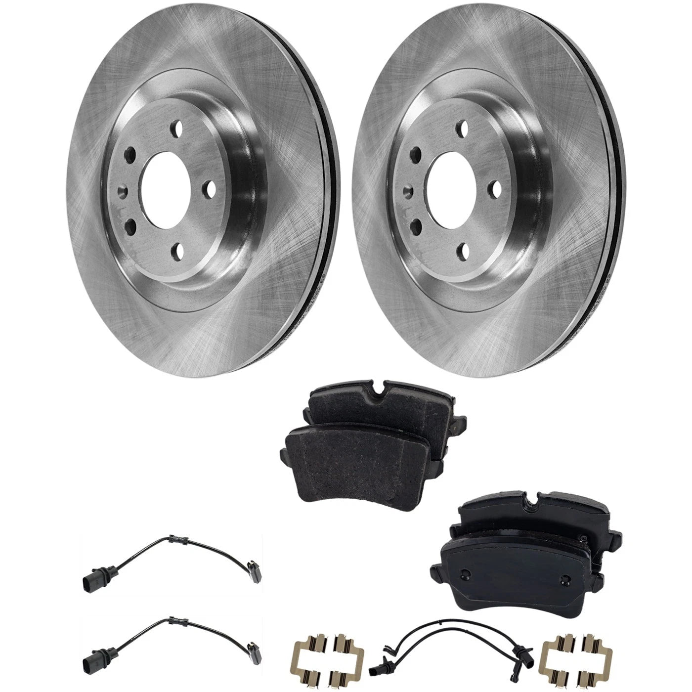 Brake Disc Rotors and Pads Kit for Audi A6 A8 Quattro A7 Porsche Macan