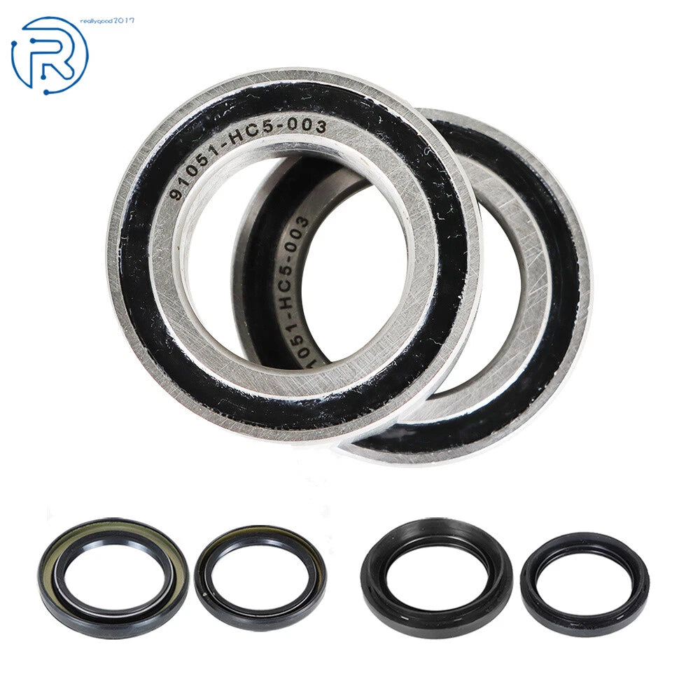Set of 2 Wheel Bearing Seal Kits for Honda Rancher 420 TRX420 (2007–2013)