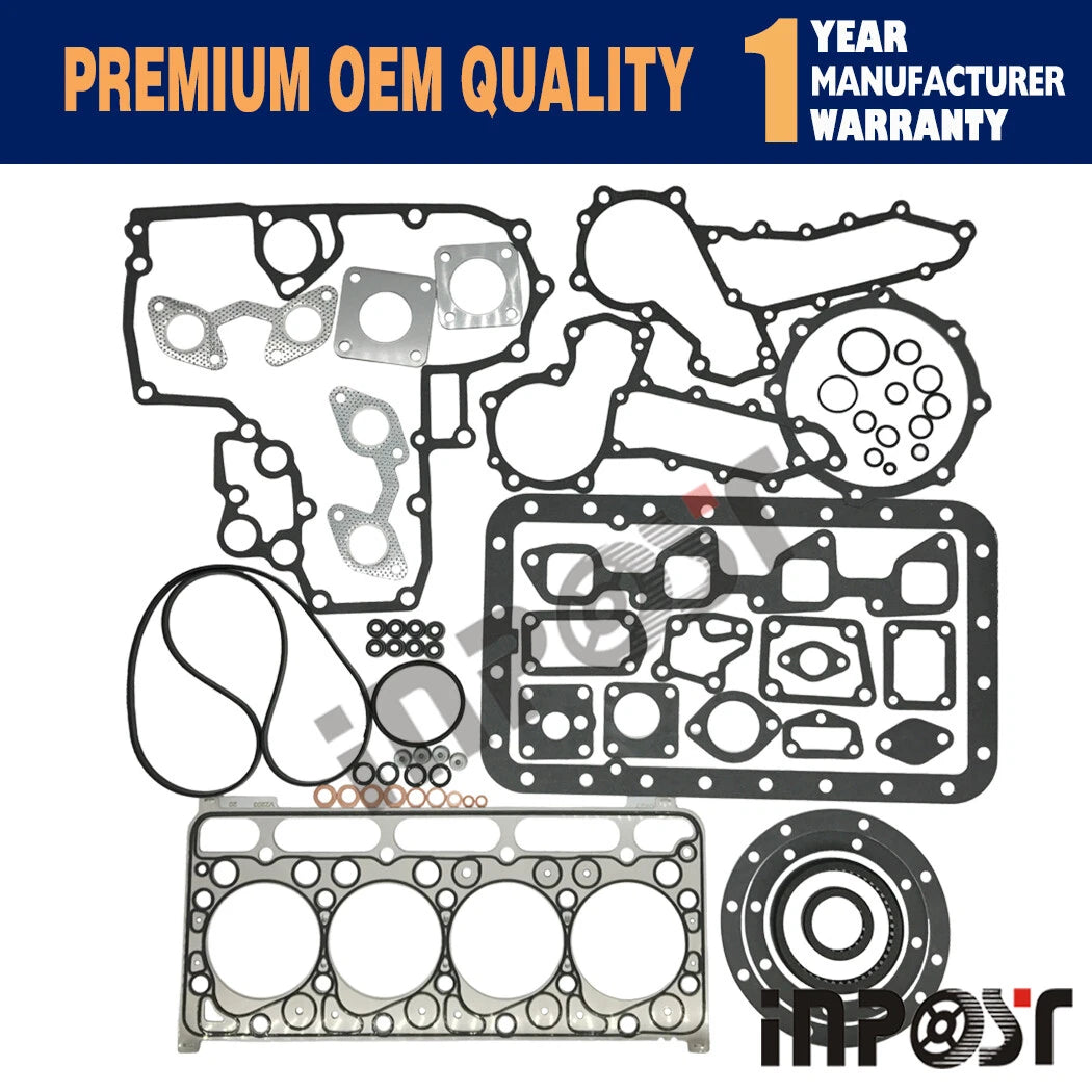 Overhaul Kit STD for Kubota V2203 V2203B V2203T V2203-M Bobcat 753 763 773