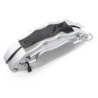 3D Style Car Disc Brake Caliper Covers for Universal Silver (M)
