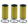 Set of 3 Wix Engine Oil Filters for Cartridge Lube (Metal Free)