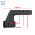 Trailer Hitch Riser for 2 Inch Receiver (6 Inch Rise/Drop)