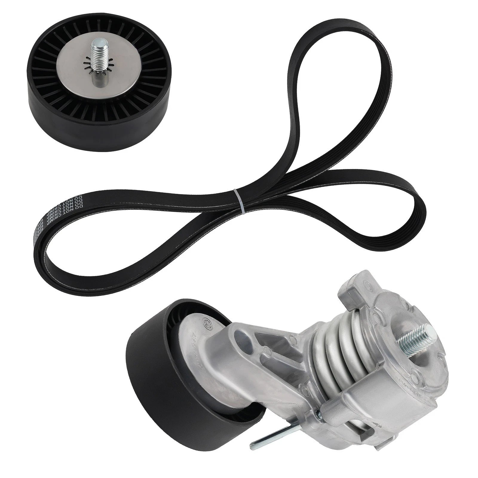 Drive Belt Pulley + Tensioner Kit for BMW E82 E90 E91 E60 (2006–2013) 11287535860