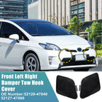 1 Pair Front Bumper Tow Hook Cover Trim for Toyota Prius V (2015–2017) No. 52128-47040