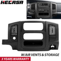 Center Dash Radio Bezel Trim Panel for Dodge Ram 1500 2500 (2002–2005)