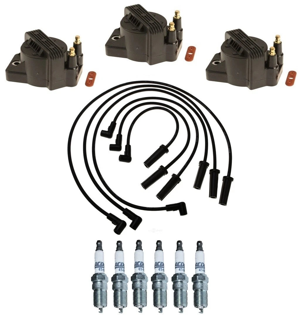 Ignition Wires & Coils Set for Chevy Oldsmobile V6 3.8L (1995–2005)