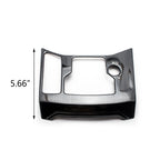 Black Stainless Console Gear Shift Media Panel Trim for Mazda CX-5 (2017-2025)