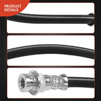 2X Front Brake Hydraulic Hose for Chevy Express GMC Savana 1500 (1996–2002)